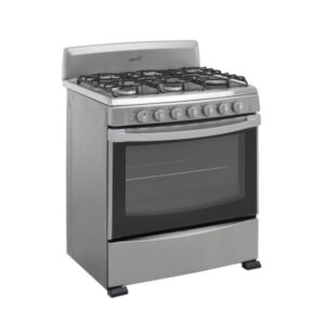 Whirlpool 6 Burner Gas Stove W/ Stainless Steel Top Acros - Silver 30"