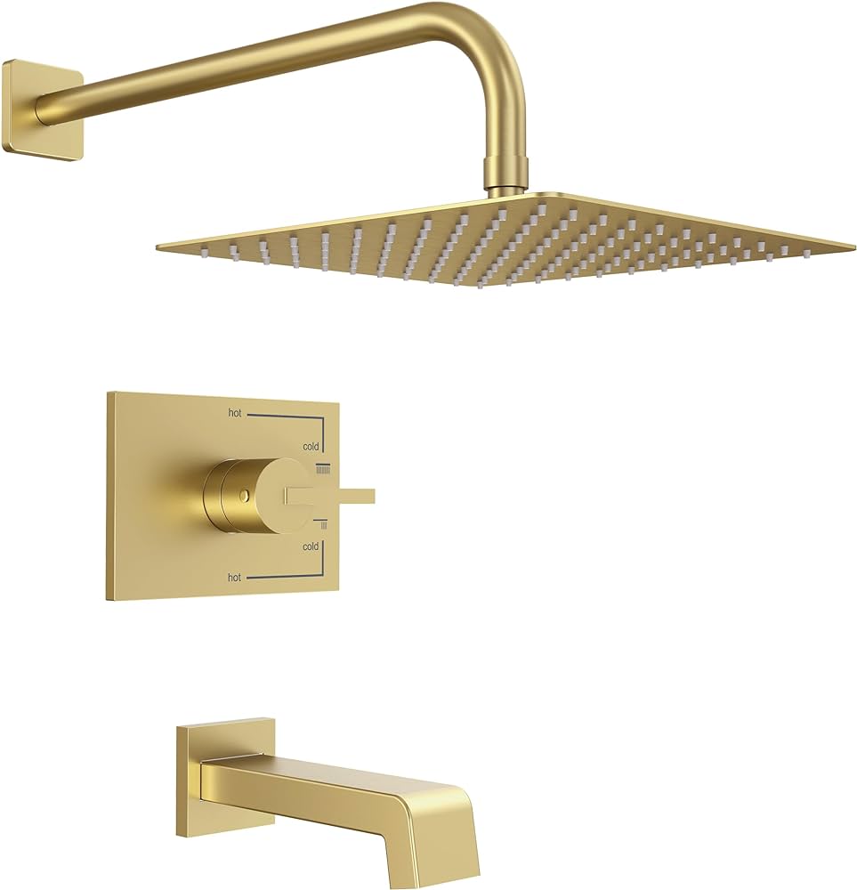 Triton Gold Sutherland Shower and Shower Mixer 