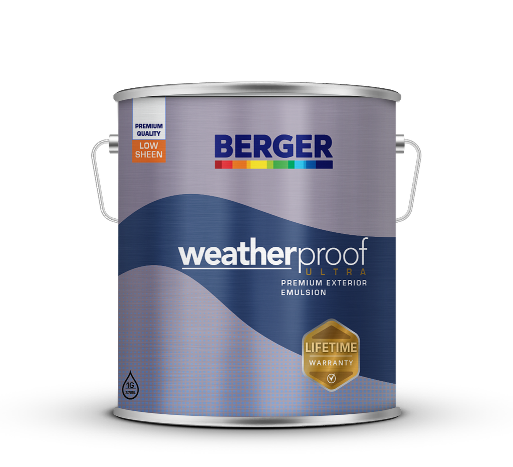Berger Weather Proof Ultra Standard Colours 5 Gallon