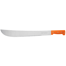Truper Straight Blade Machete W/ Orange Handle 18”