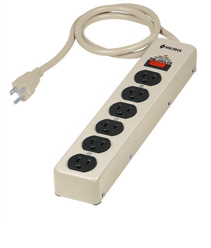 Volteck Surge Protector 6 Outlet 600 Joules