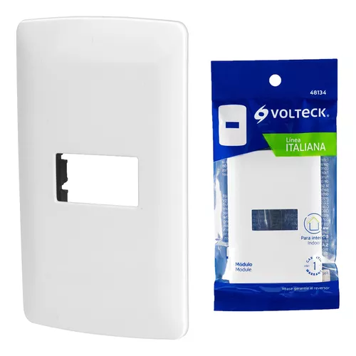 Volteck Single Wall Plate Italian Style - White