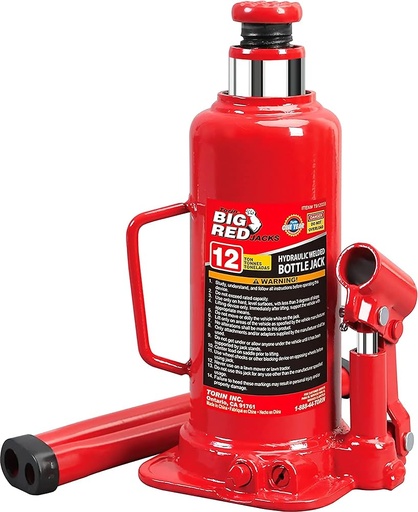 Big Red Jacks Hydraulic Bottle Jack 12 Ton