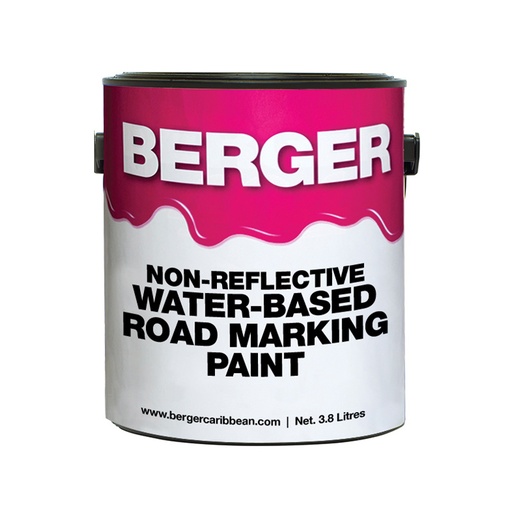 Berger Non Reflective Road Marking - White 1 Gallon