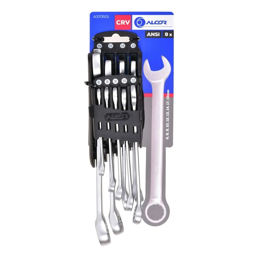 Alcor Wrench Set Combination 9PC  6mm‐19mm