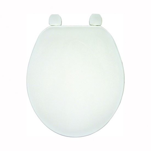 Bemis Round Plastic Toilet Seat - White