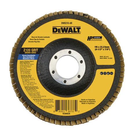 DeWalt Flap Disc - Zirconia Z120 41/2" x 7/8"
