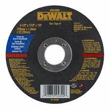 DeWalt Cutting Disc Stainless Flat 4.5” x 1/16”