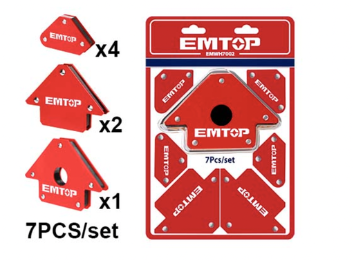 Emtop  Magnetic Set Welding Holder 7pc 