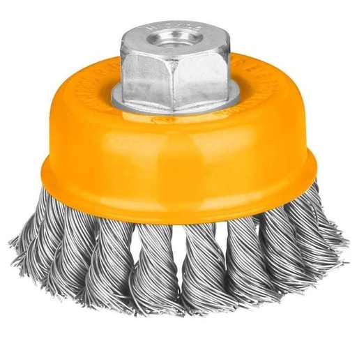 Ingco Cup Wire Brush 0.5mm 4"