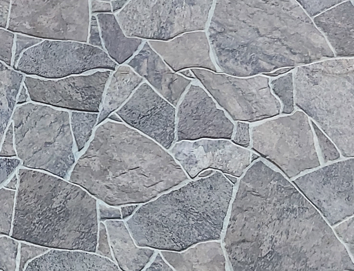  Interlock Artifical Stone Outdoor Wall Tile - Grey 12" x 22"