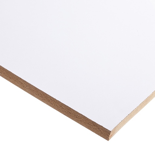 MDF Melamine Board 2 Sides - White 4 x 8 x 1/2" (12mm) 