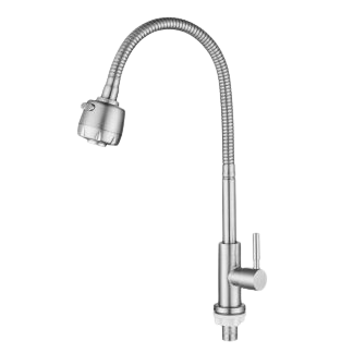 Griven  Flexible Neck Kitchen Faucet - Chrome