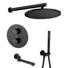 [15202002] Triton Victoria Shower Mixer 3 Function - Black